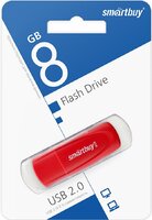 USB флеш накопитель 8 Gb SmartBuy Scout Red SB008GB2SCR