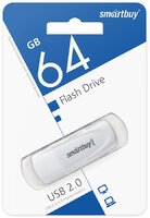 USB флеш накопитель 64 Gb SmartBuy Scout White SB064GB2SCW