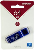 USB флеш накопитель 64 Gb SmartBuy Glossy Dark Blue SB64GBGS-DB USB 3.0