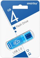 USB флеш накопитель 4 Gb SmartBuy Glossy Blue SB4GBGS-B