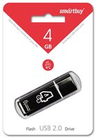 USB флеш накопитель 4 Gb SmartBuy Glossy Black SB4GBGS-K