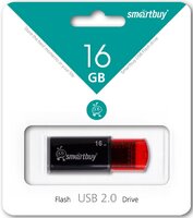 USB флеш накопитель 16 Gb SmartBuy Click Black-Red SB16GBCL-K