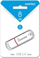 USB флеш накопитель 8 Gb SmartBuy Crown White SB8GBCRW-W