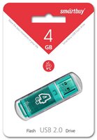 USB флеш накопитель 4 Gb SmartBuy Glossy Green SB4GBGS-G