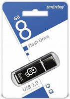 USB флеш накопитель 16 Gb SmartBuy Glossy Black SB16GBGS-K