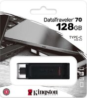 USB флеш накопитель_128 Gb Kingston DataTraveler 70 DT70-128GB - TYPE-C - USB 3.2 Gen 1